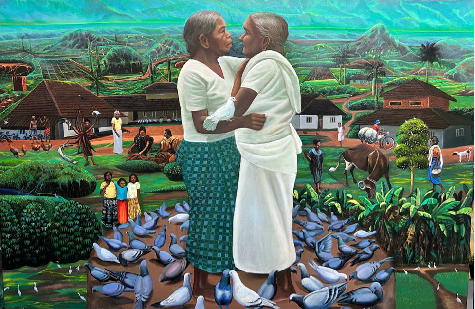 B Bhaskar, Love lives in the village, 2021