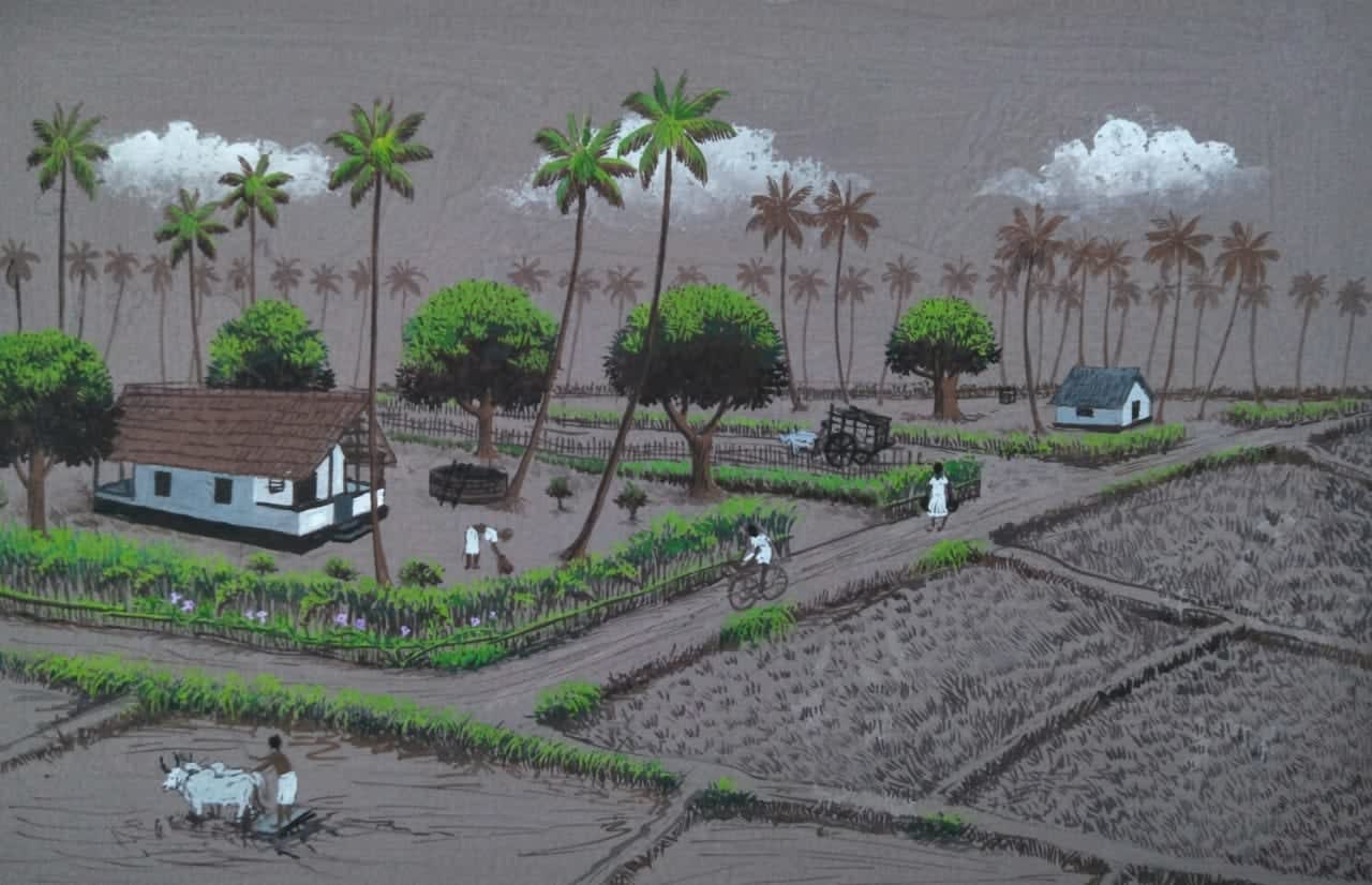 Santhi EN, Village Memories, 2022