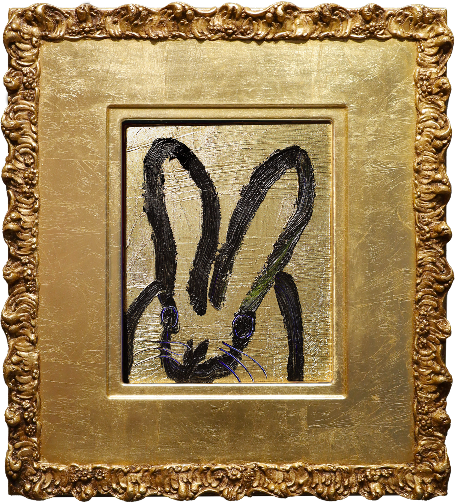 Hunt Slonem, 'Golden Moment' Unique Painting, 2024