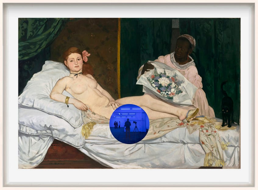 Jeff Koons, Gazing Ball (Manet Olympia), 2017