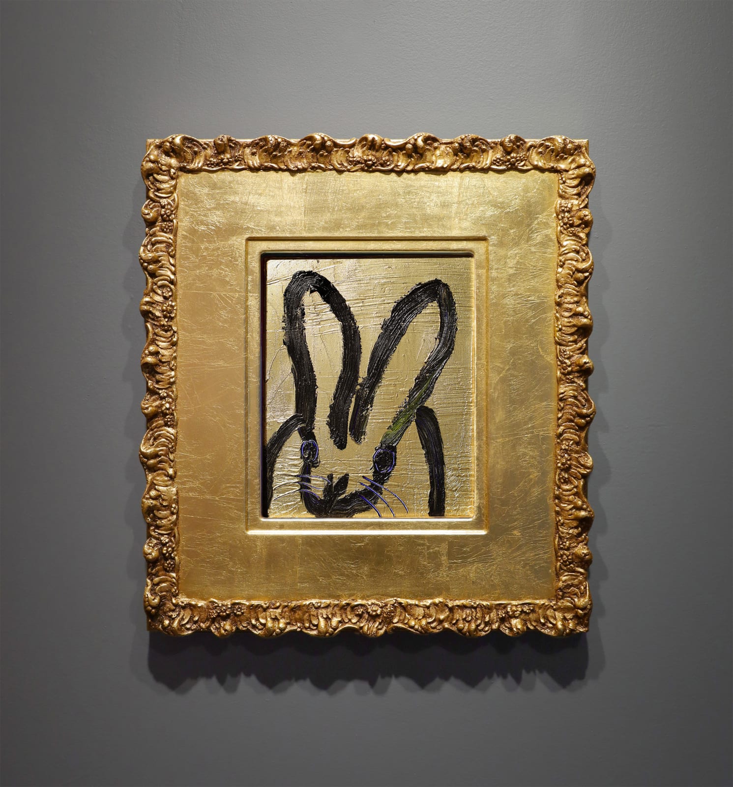 Hunt Slonem, 'Golden Moment' Unique Painting, 2024