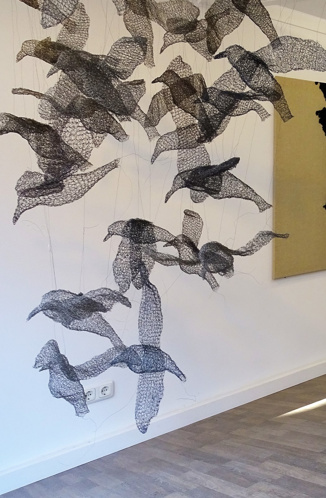 Youngwha SONG, Installation wire bird, 2025