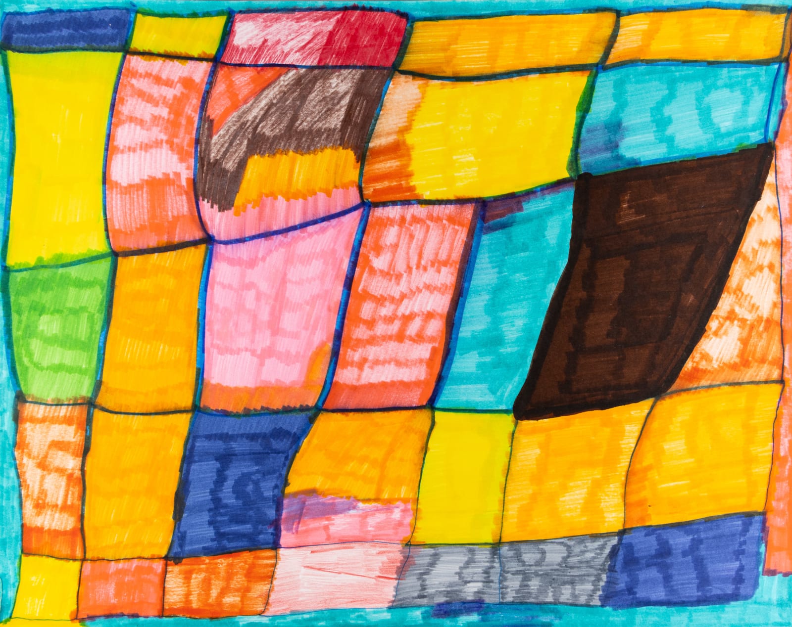 Kelly Stone, Colorful Squares, 2018