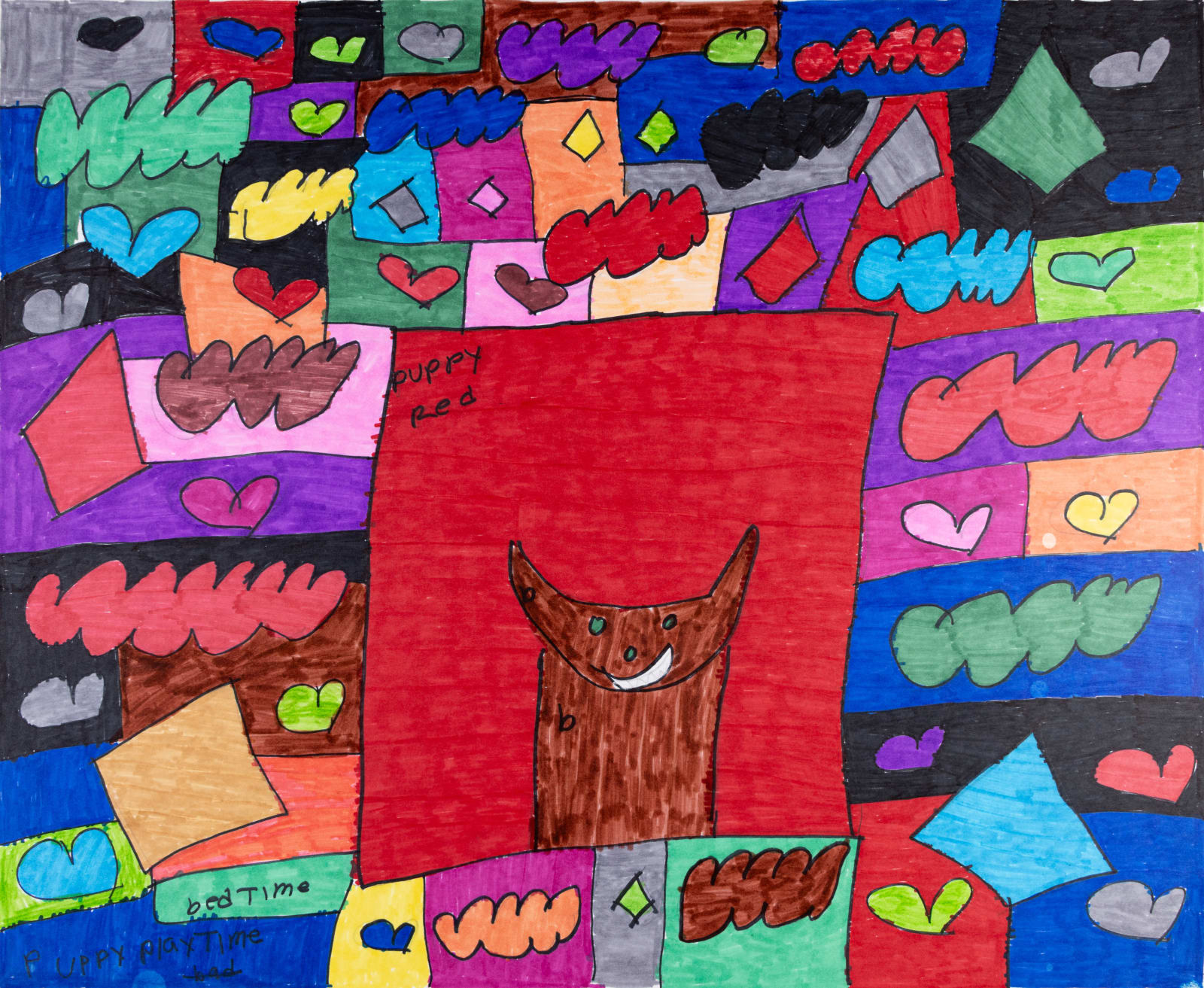 Maria Vanik, Bedtime Puppy Play Time, 2022