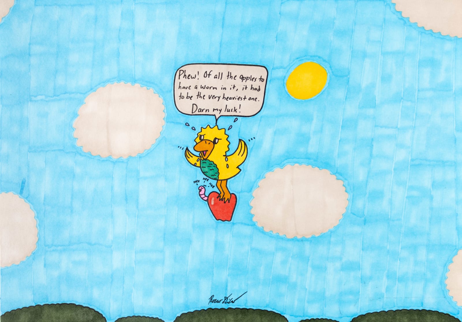 Rocco DiCaro, A Bird and his Worm, 2024