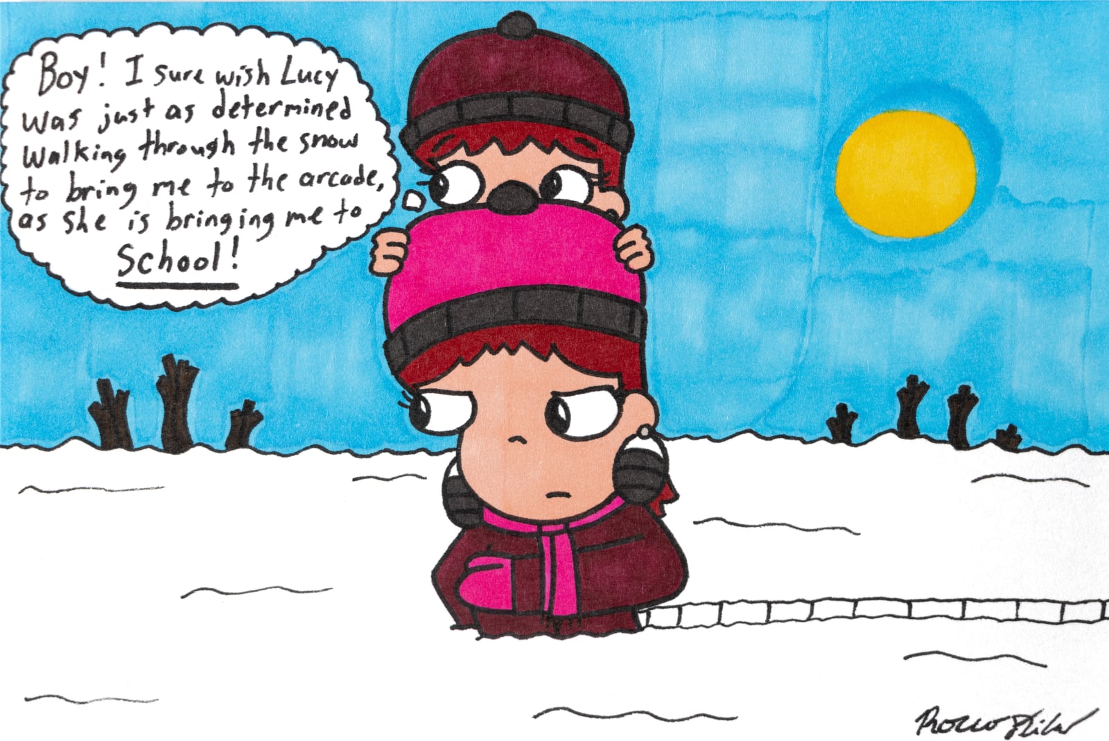 Rocco DiCaro, Dashing Through the Snow, 2024