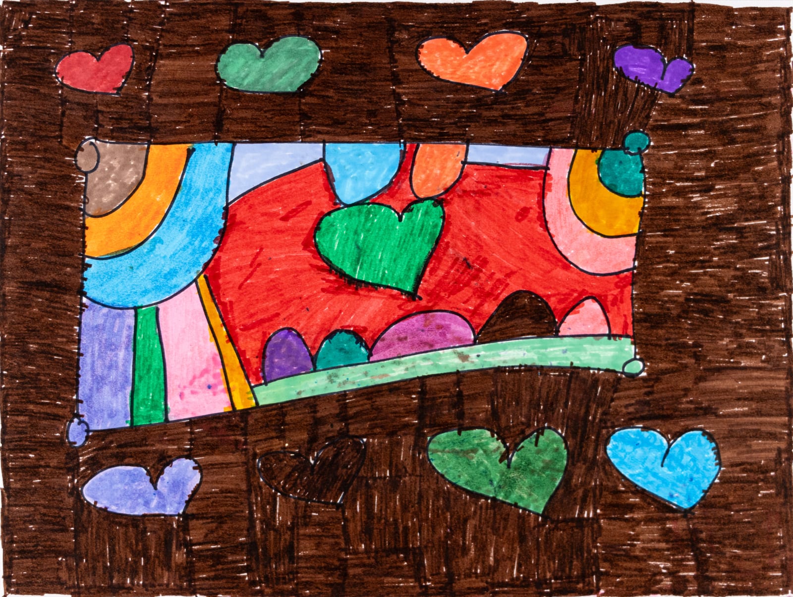 Maria Vanik, Rainbow Heart Carrot , 2023