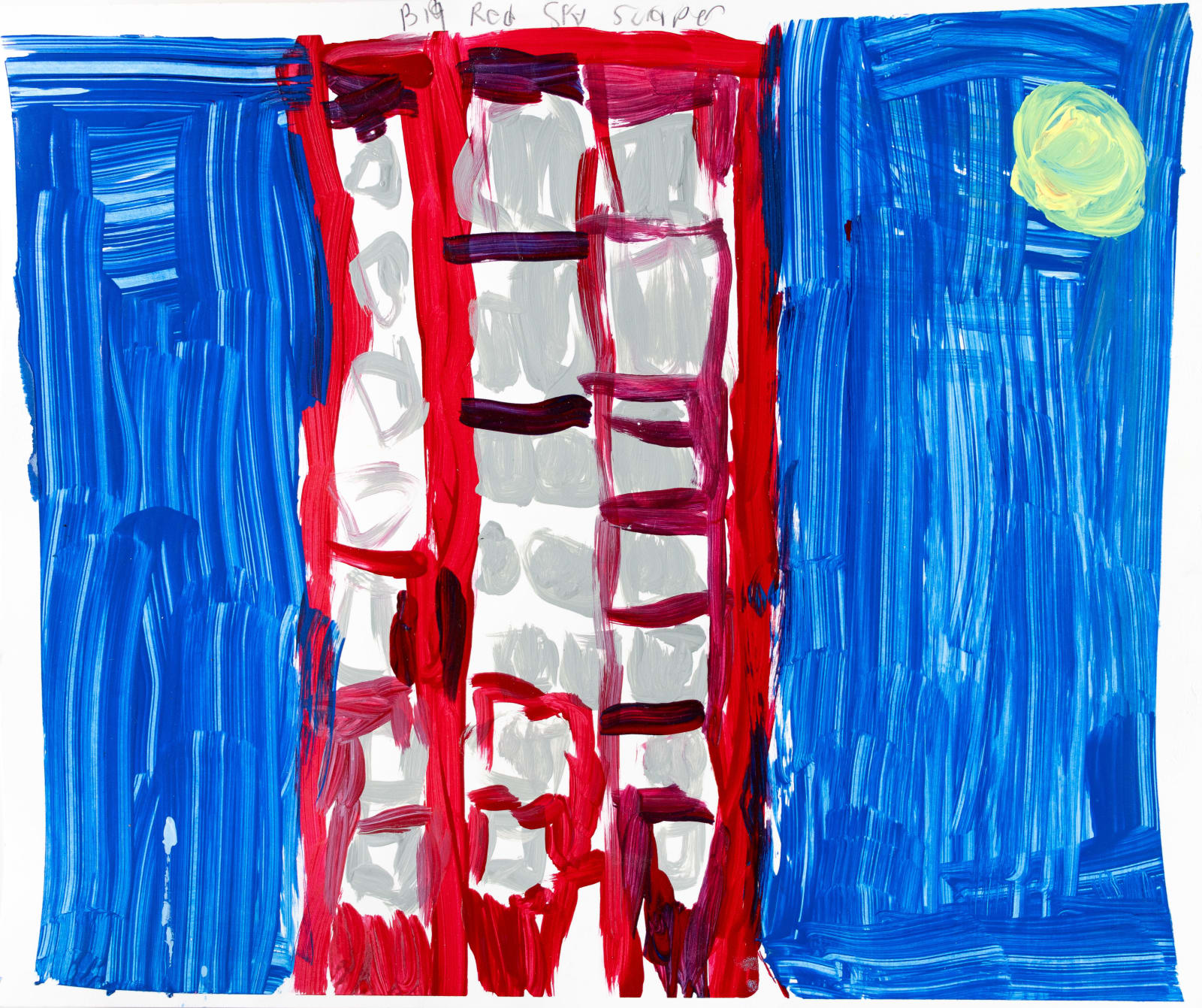 Richard Auth, Big Red Sky Scraper in Chicago, 2024
