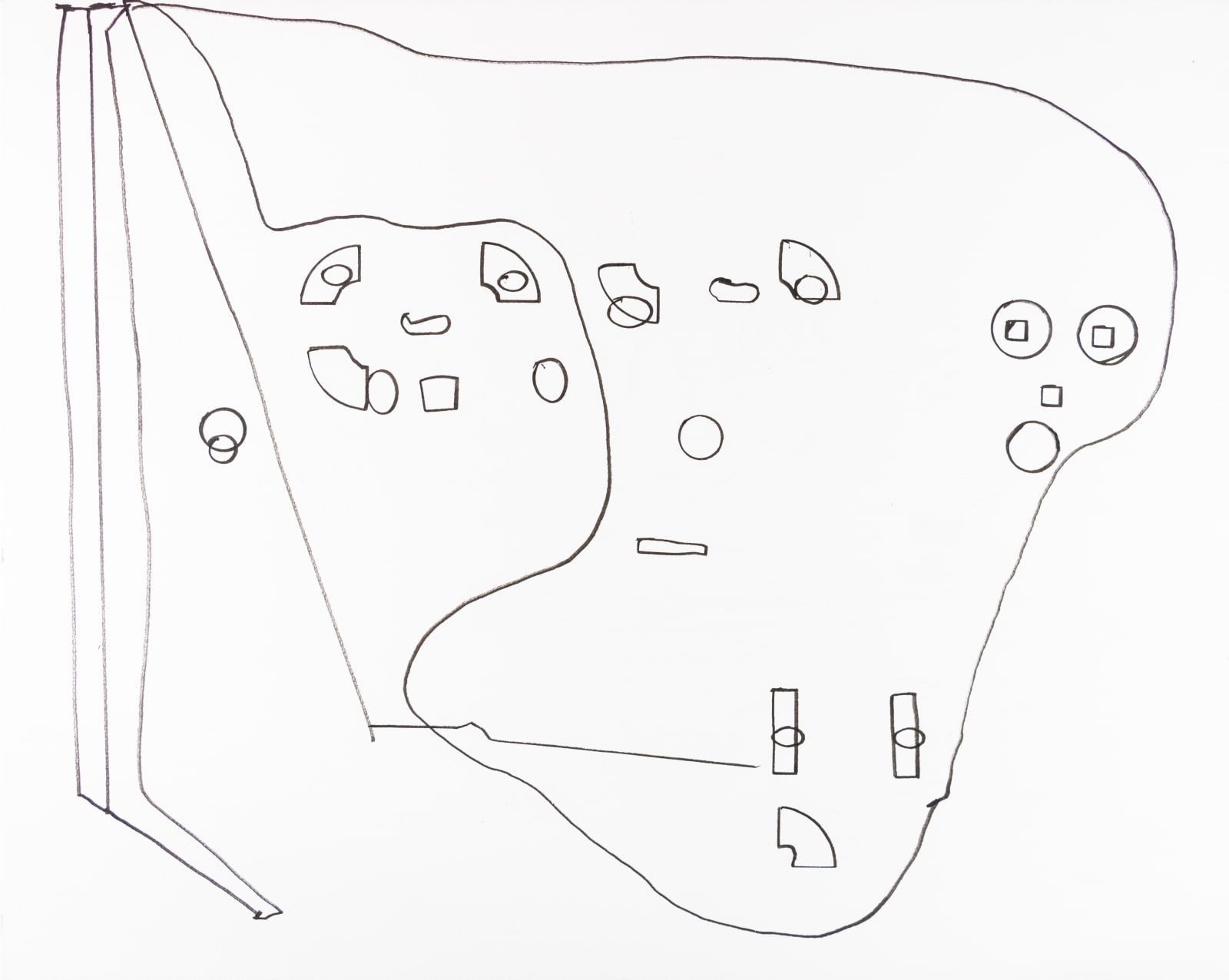 Ted Hamel, Land of Faces, 2022