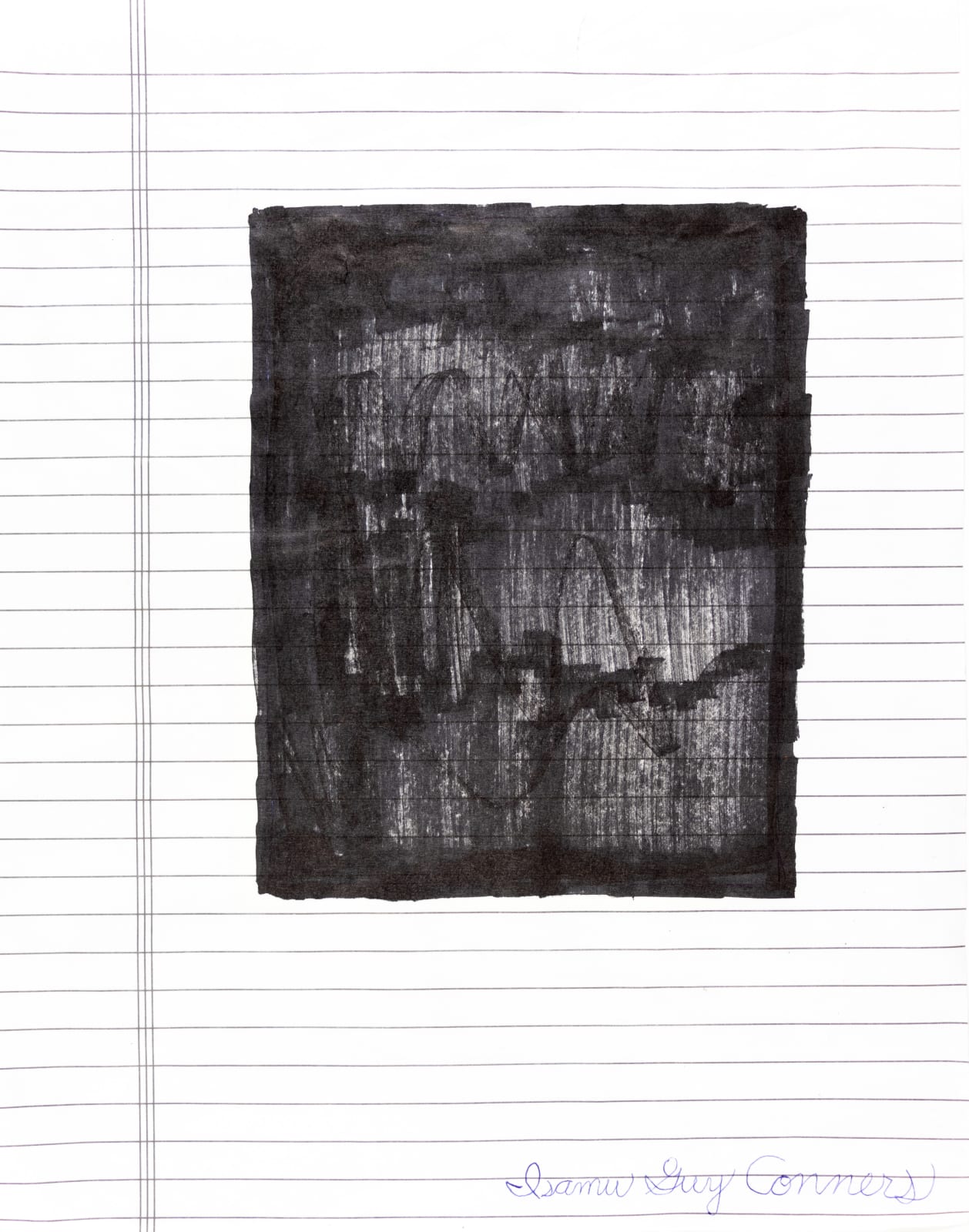 Isamu Guy Conners, Black Rectangle, 2021