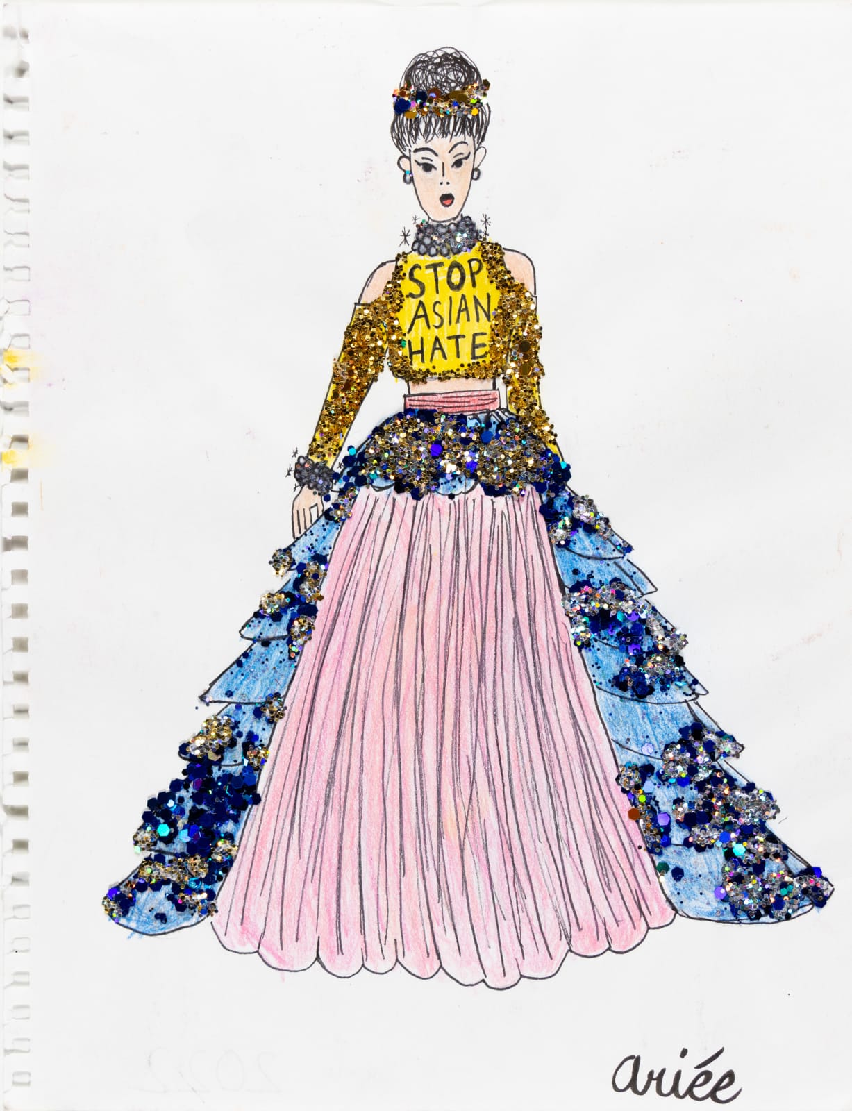 Ariée, Untitled (Stop Asian Hate), 2022