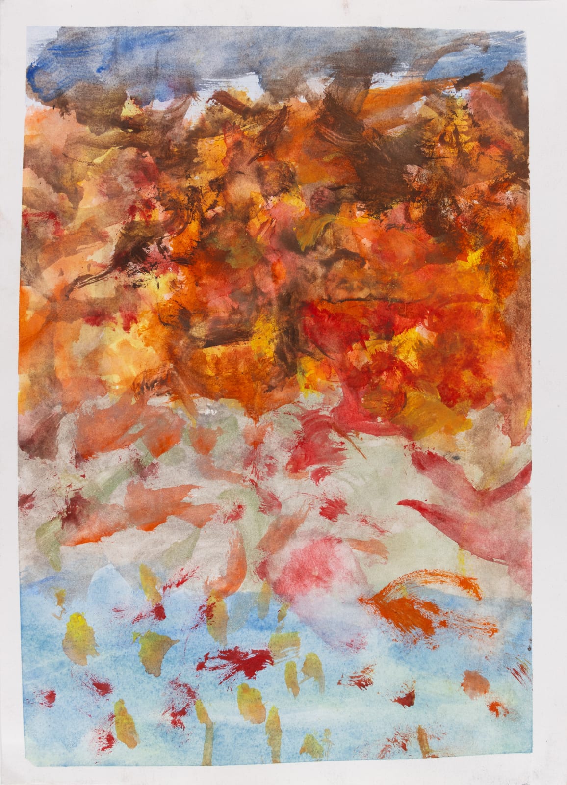 Chris Viau, Fall at the Edge of the Lake, 2020
