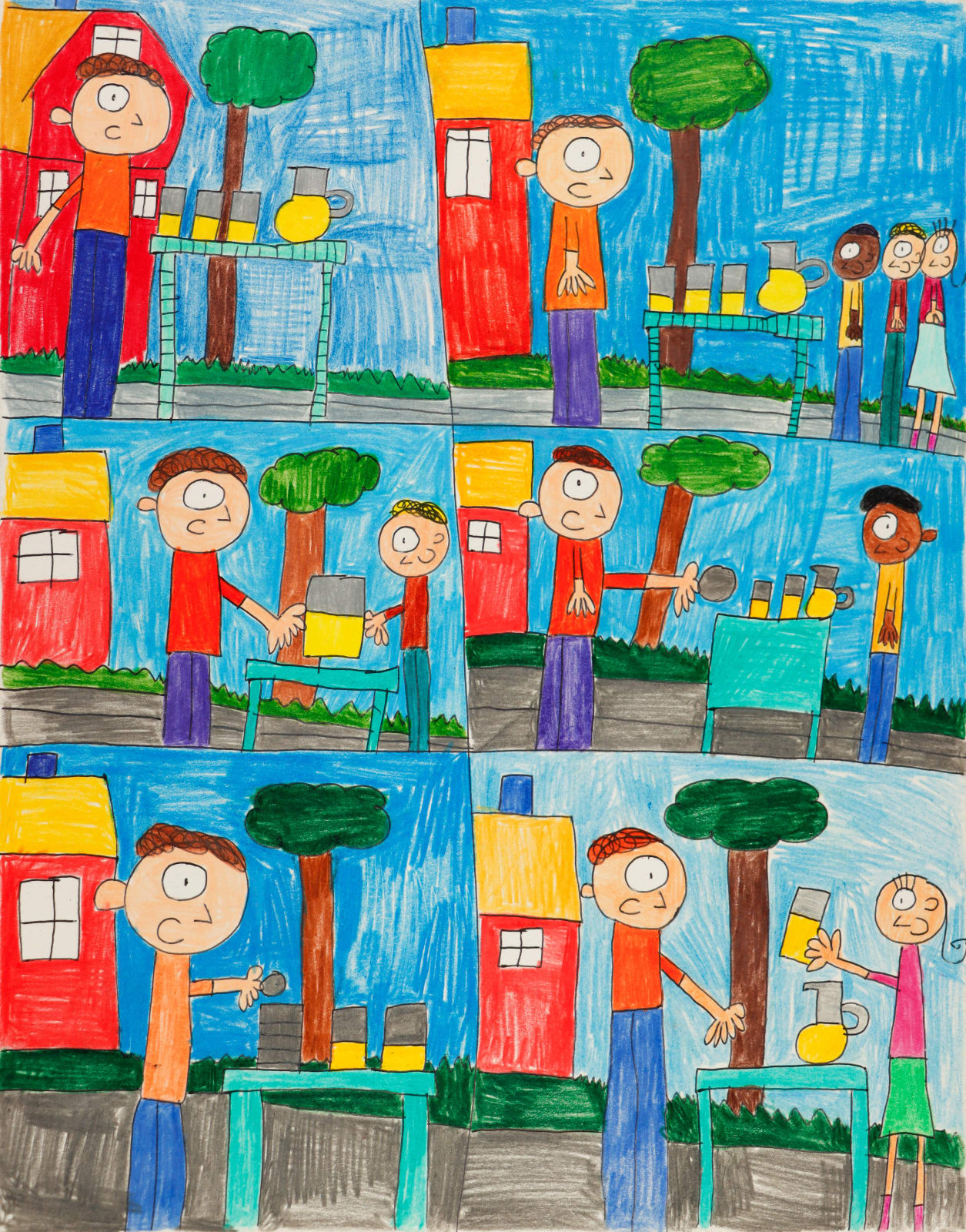 Alex Scott, Untitled (Lemonade Stand), n.d.