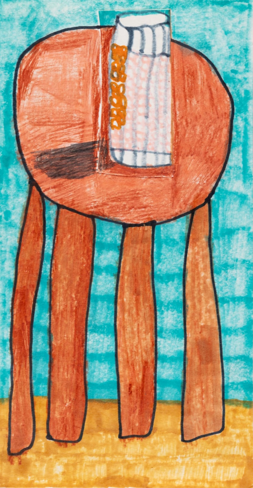 Kelly Stone, Wooden Table, 2018