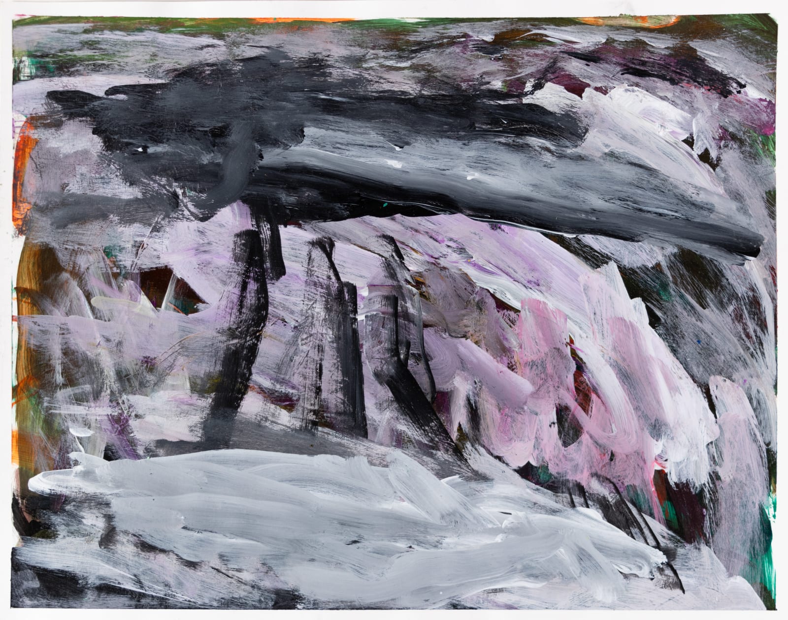 Sam Filicky, Acrylic on Paper, 2023