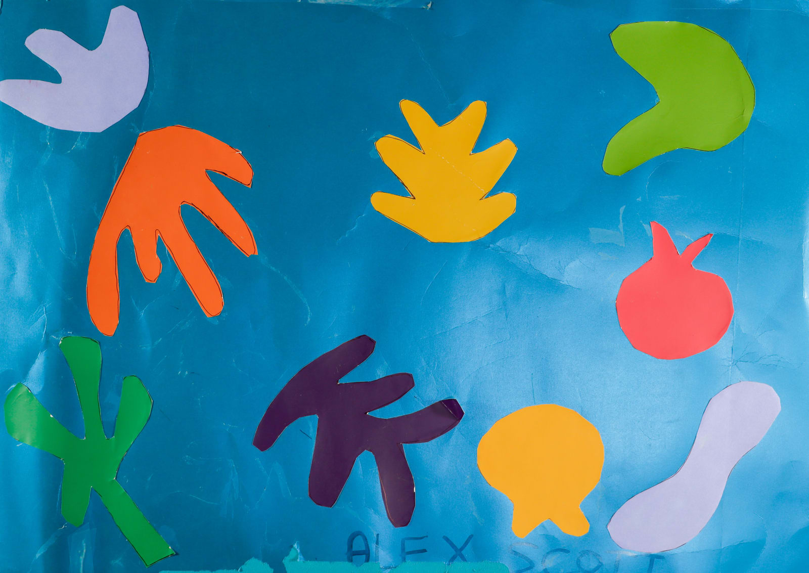 Alex Scott, Untitled (Colorful Shapes), n.d.