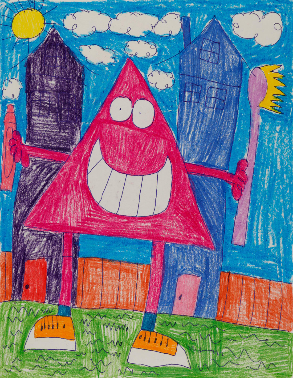 Alex Scott, Untitled (Triangle Shape Guy), n.d.