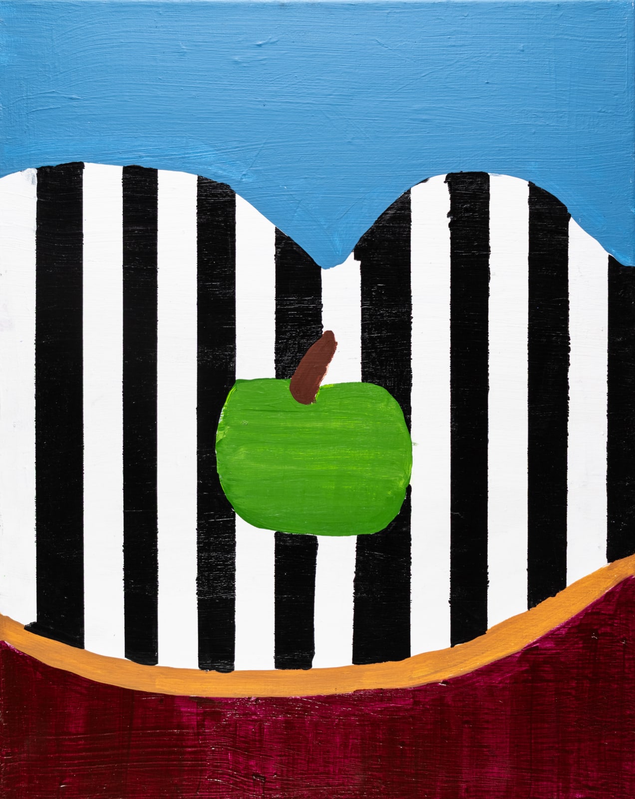 Alysha Kostelny, Floating Apple, 2024