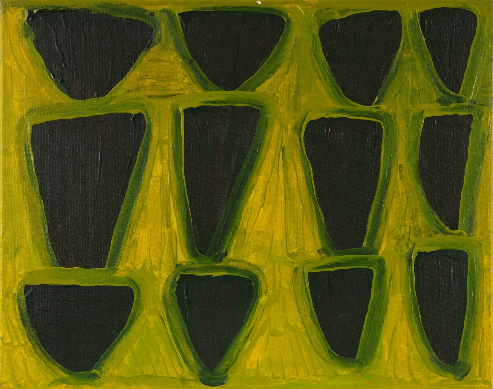 Kelly Stone, Yellow and Brown, 2022