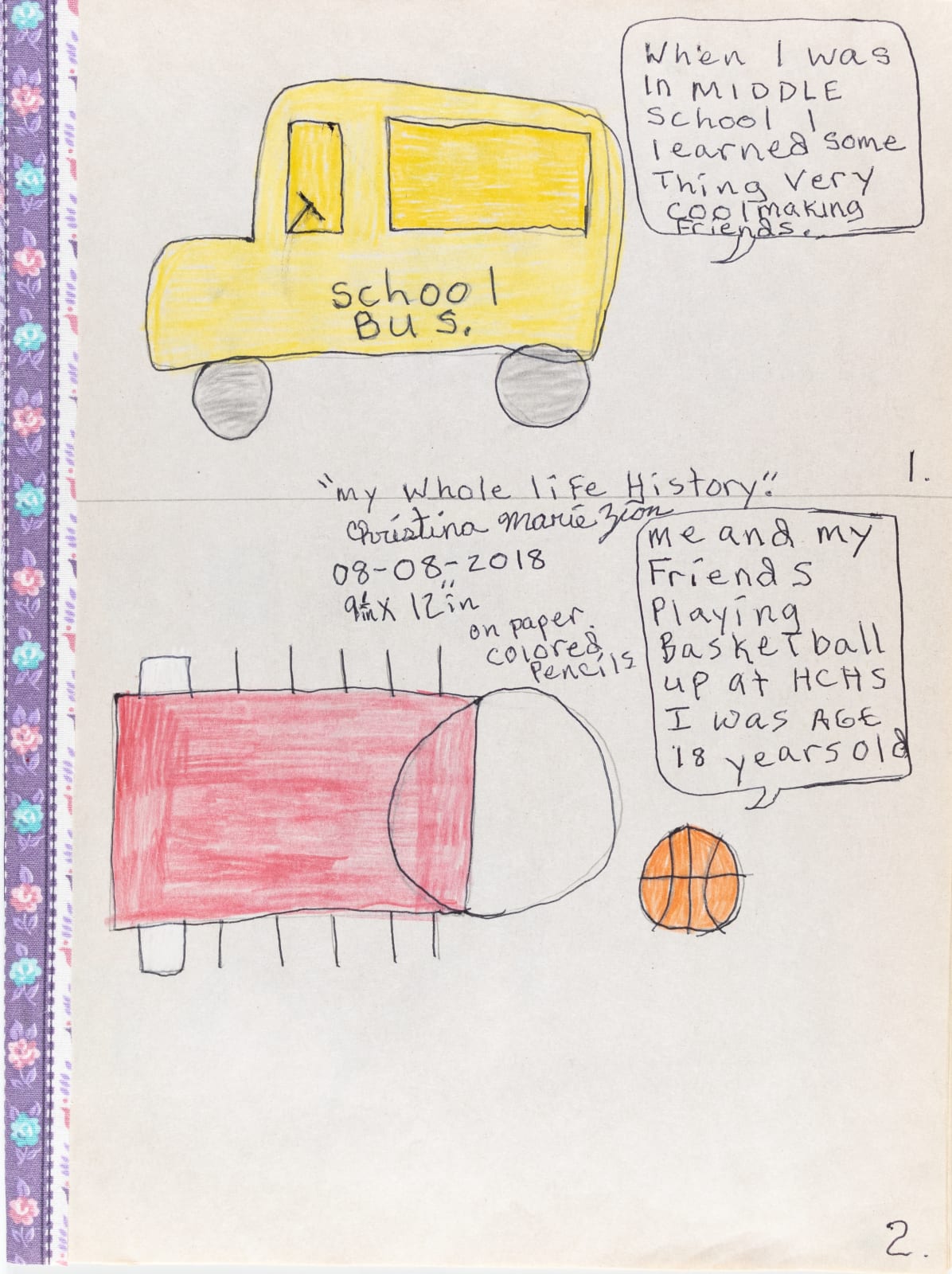 Christina Zion, My Whole Life History, 2018