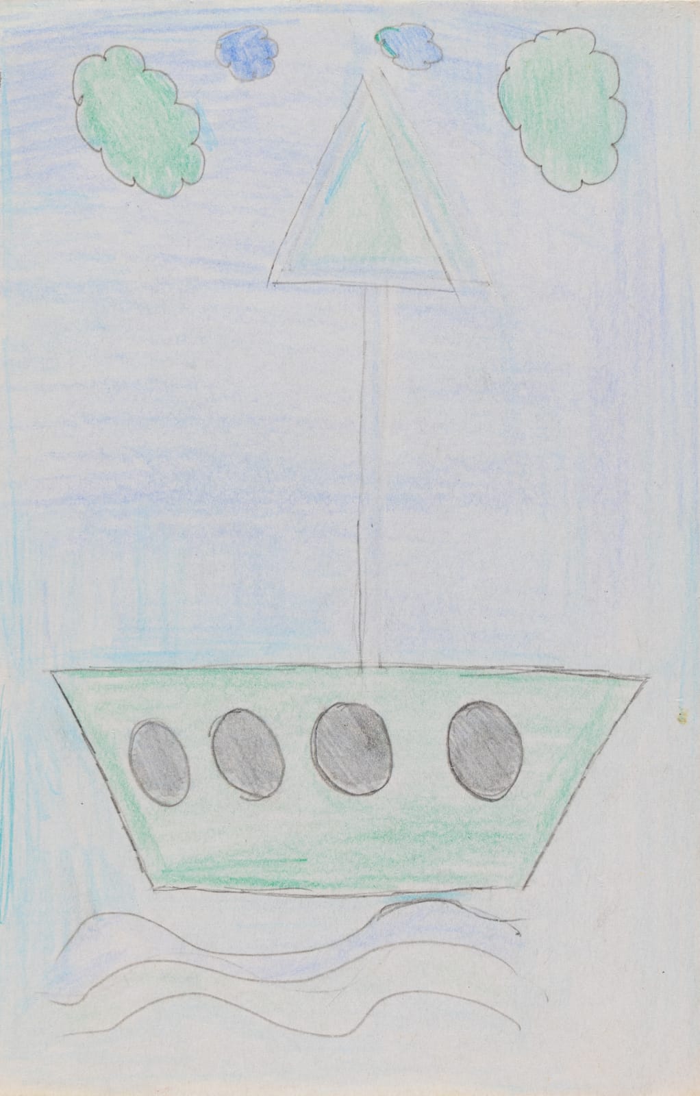 Stefan Harhaj, Untitled (Sailboat), n.d.