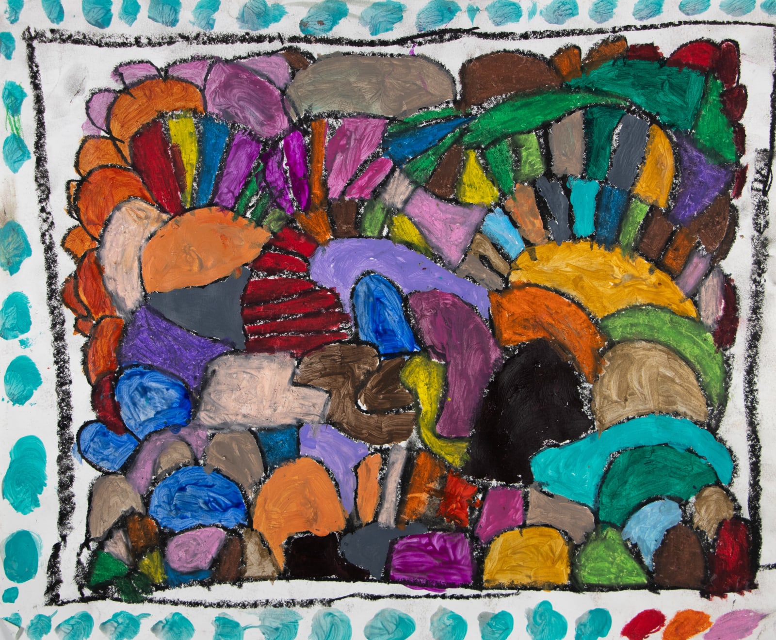 Marcus Imani Kennedy, Art Design Rainbow Pattern, 2021