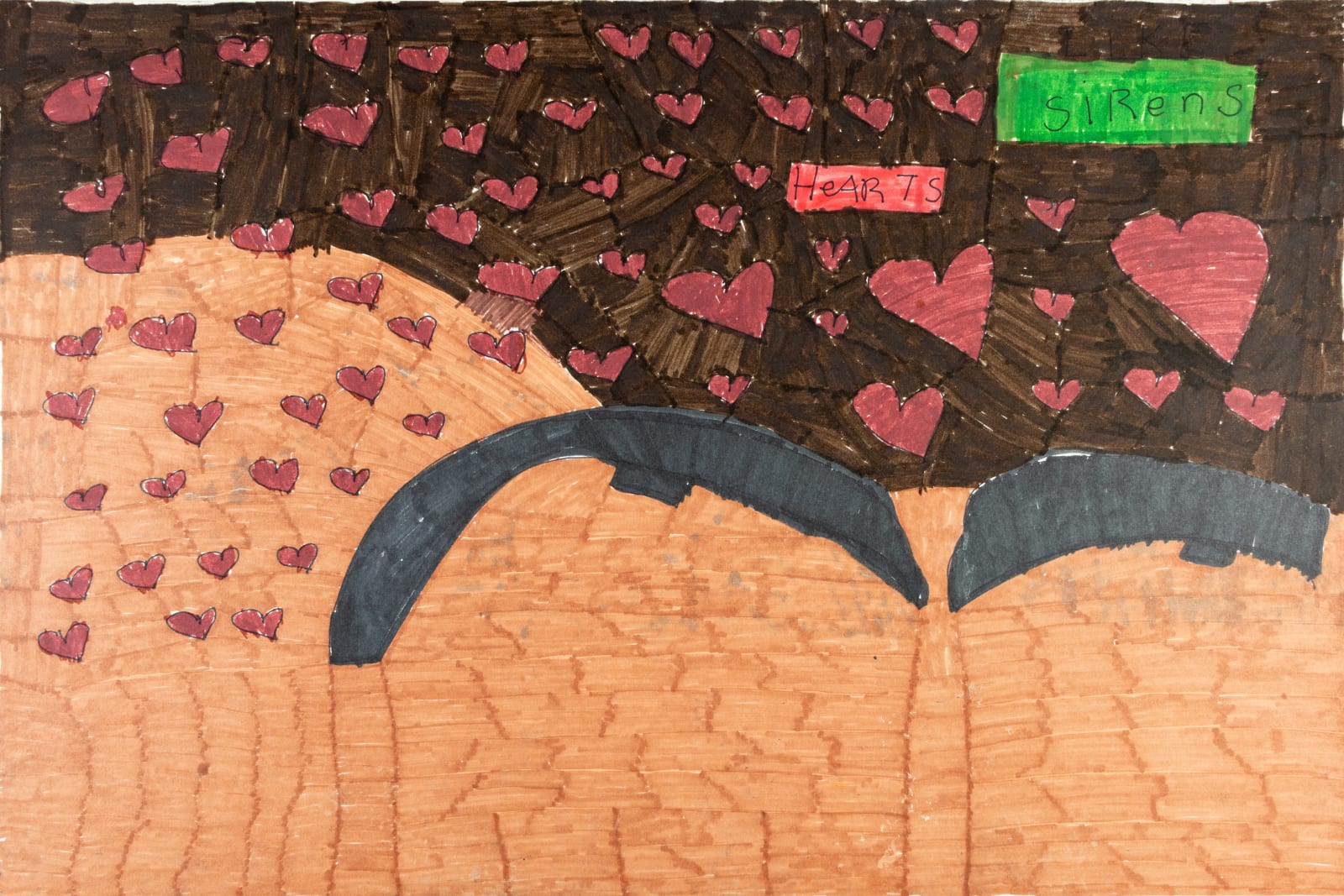 Maria Vanik, Heart Flag, 2019