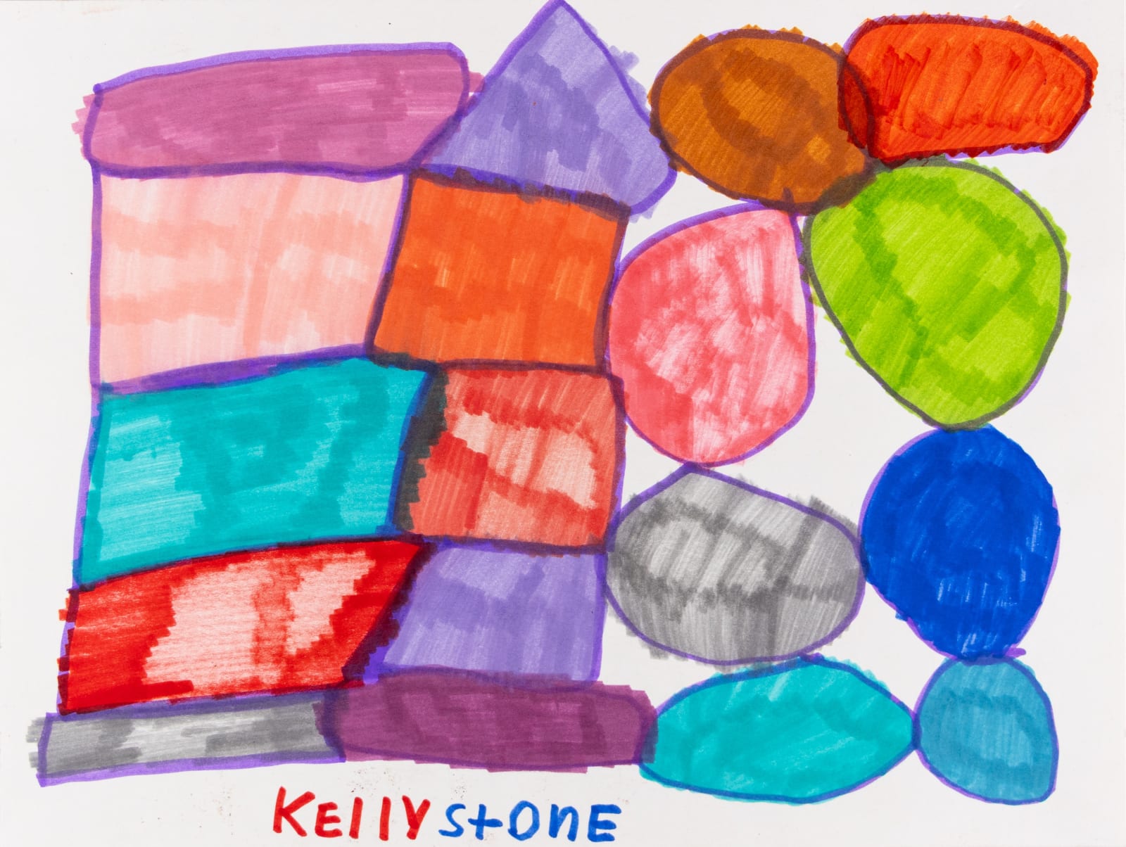 Kelly Stone, Purple, 2018