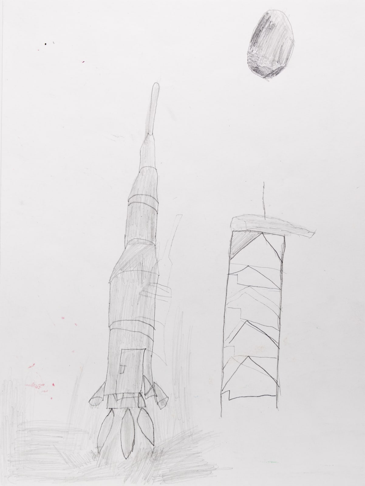 Joey Center, Apollo 11 Rocket, 2021