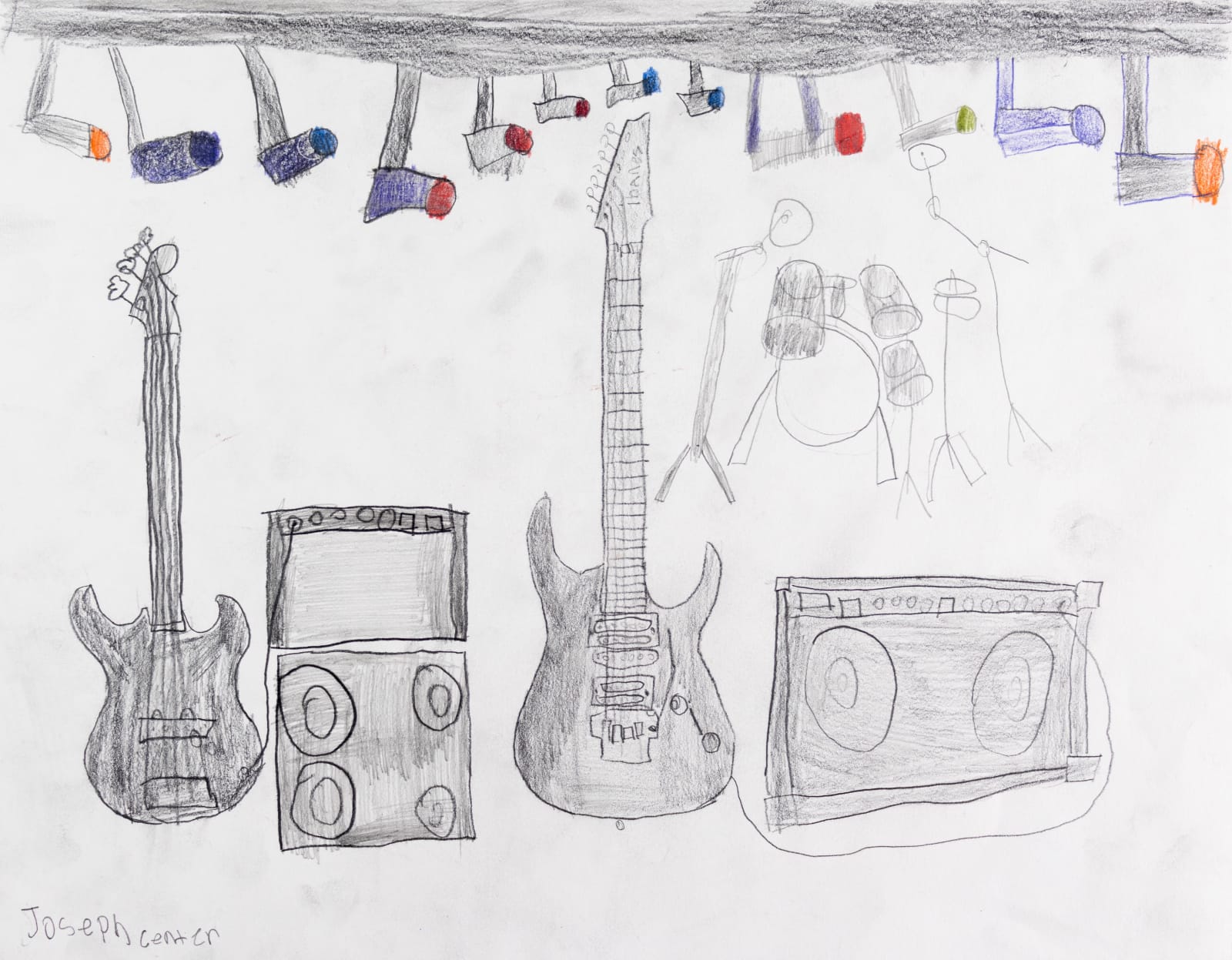 Joey Center, Guitar and Bass Drums, 2021