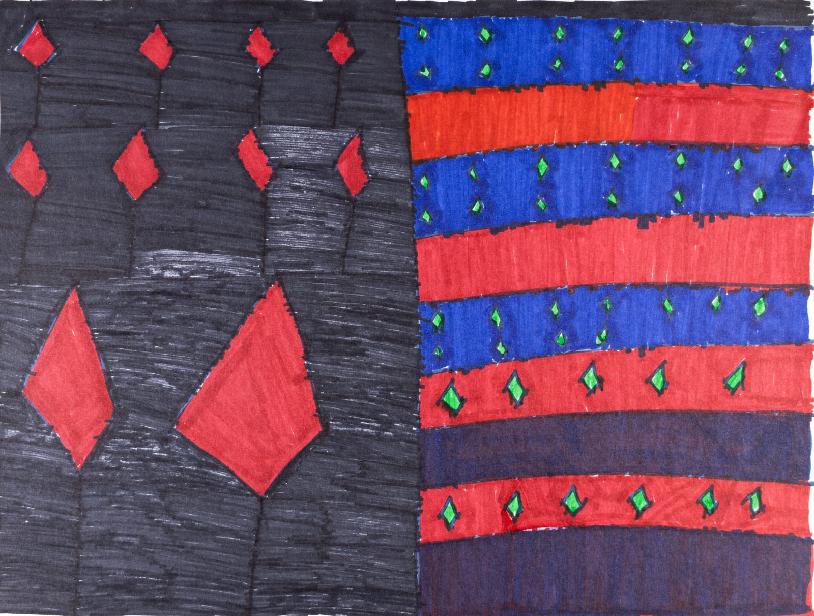 Maria Vanik, Flag Daimonds , 2020