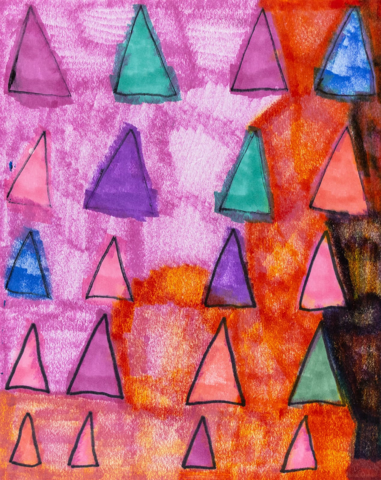Kelly Stone, Untitled (Triangles), n.d.