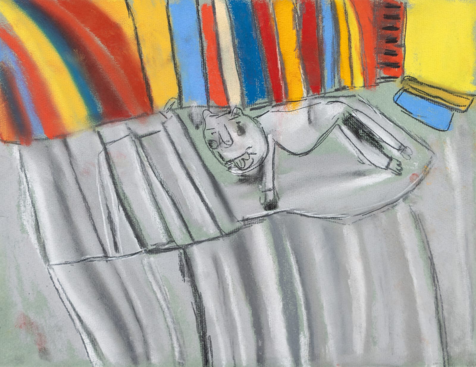 Nik Heusman, Dog in Niche, 2024