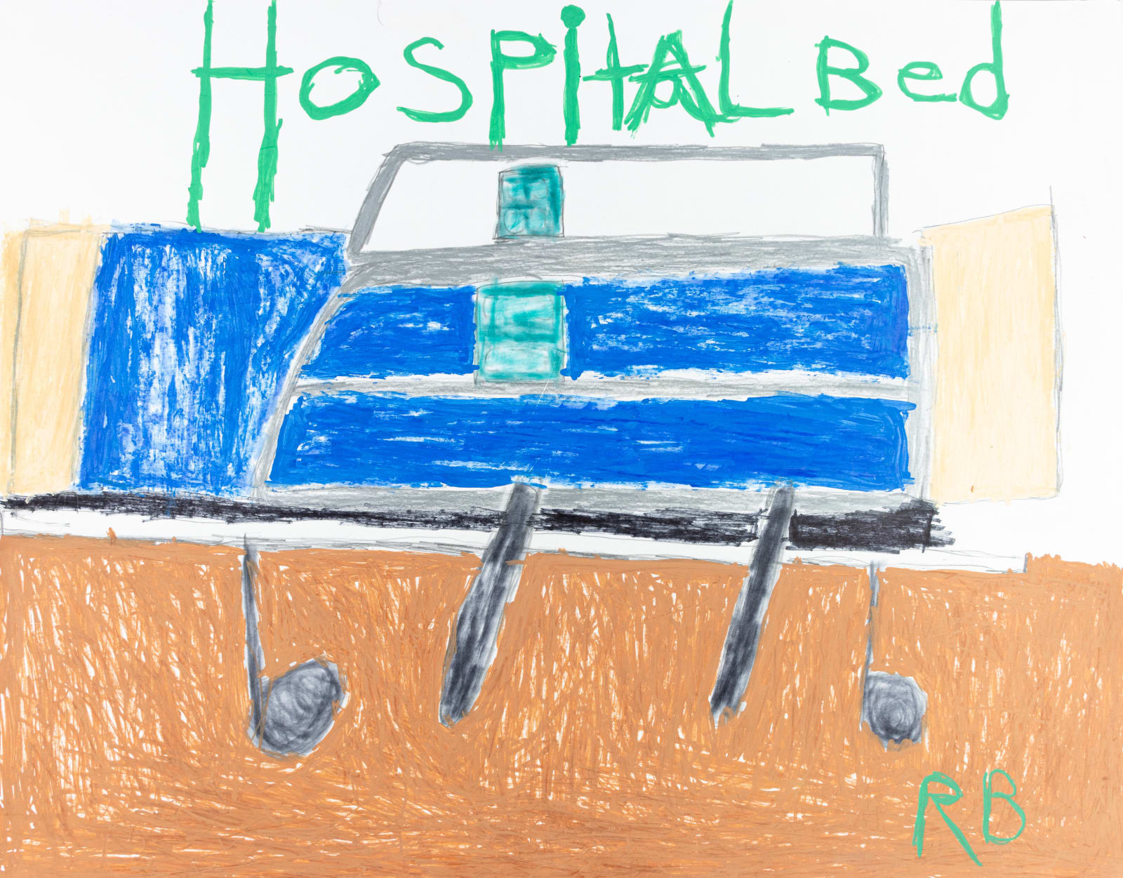Renata Berdes, Hospital Bed, n.d.