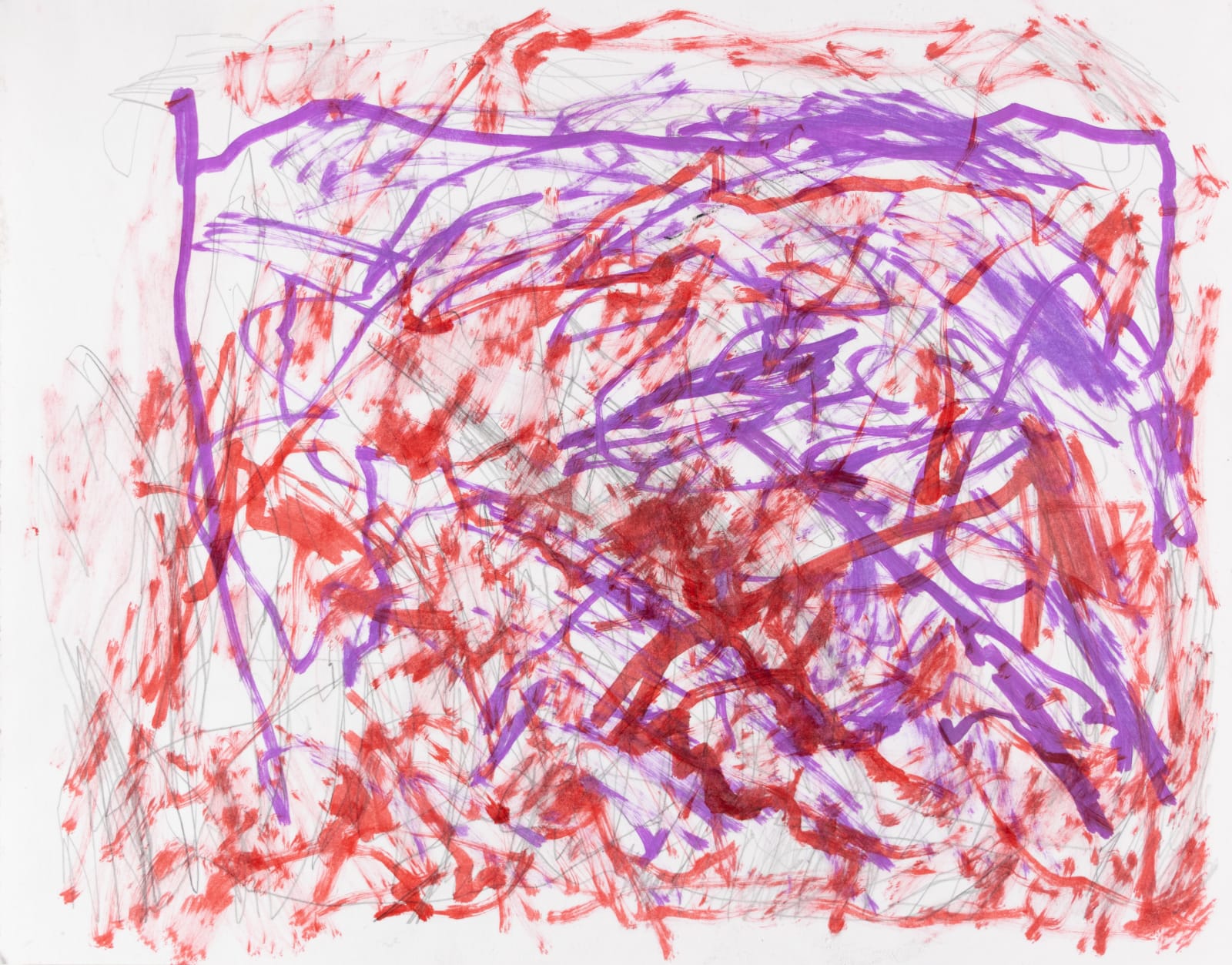 Sam Filicky, Graphite with Markers on Paper, 2023