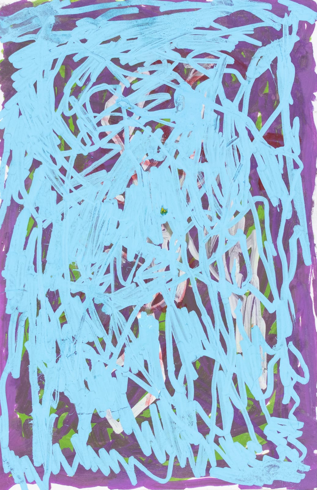 Sam Filicky, Graphite with marker on small paper, 2022