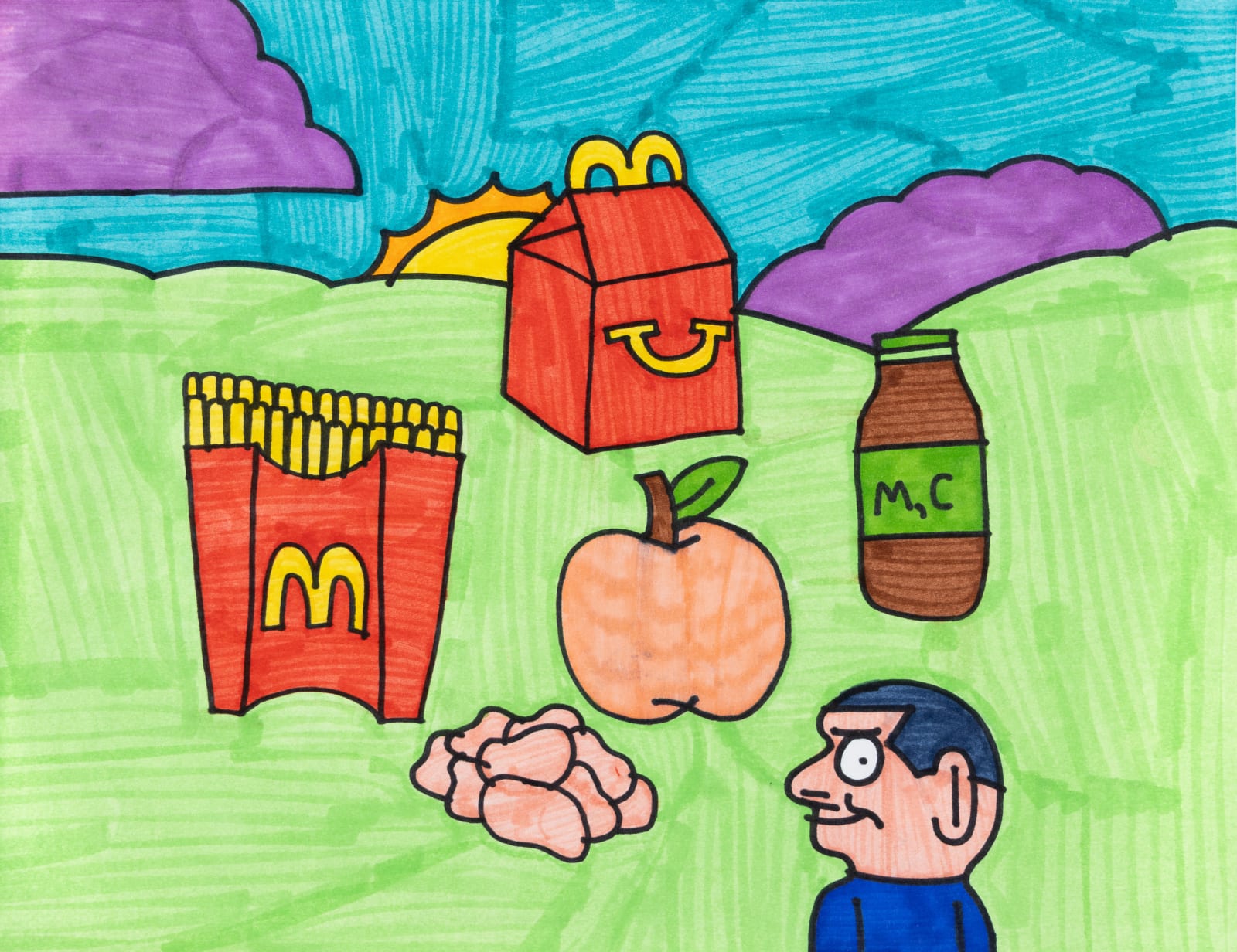 Noel Herrera, Untitled (McDonald's), 2023
