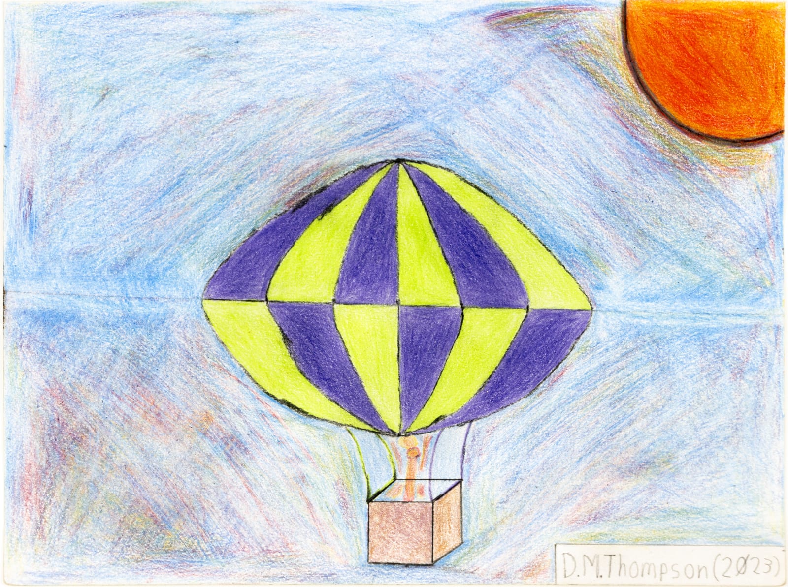 Dave Thompson, 7 Color Series: Hot Air Balloon, 2023