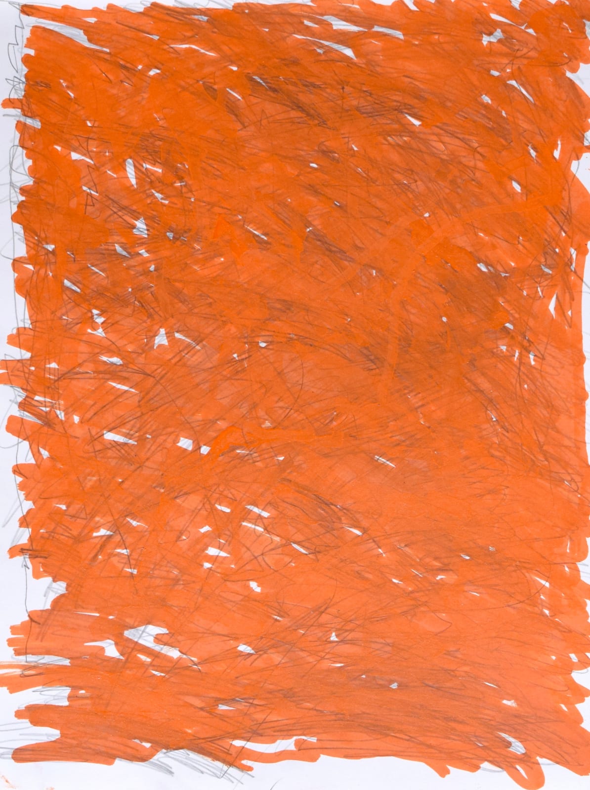 Sam Filicky, Graphite with Markers on Paper, 2022
