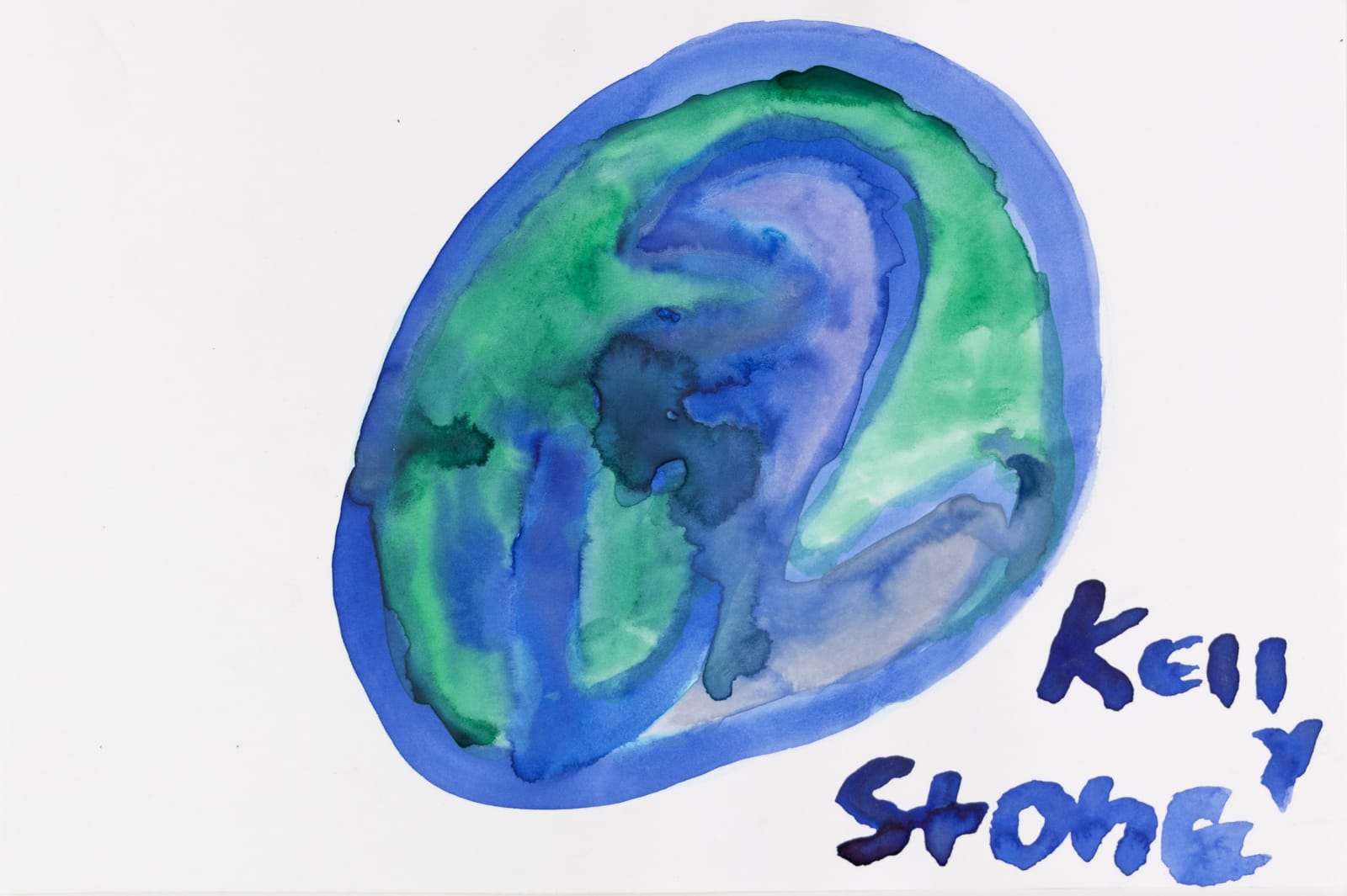 Kelly Stone, Soccer Green Blue and Gray, 2023