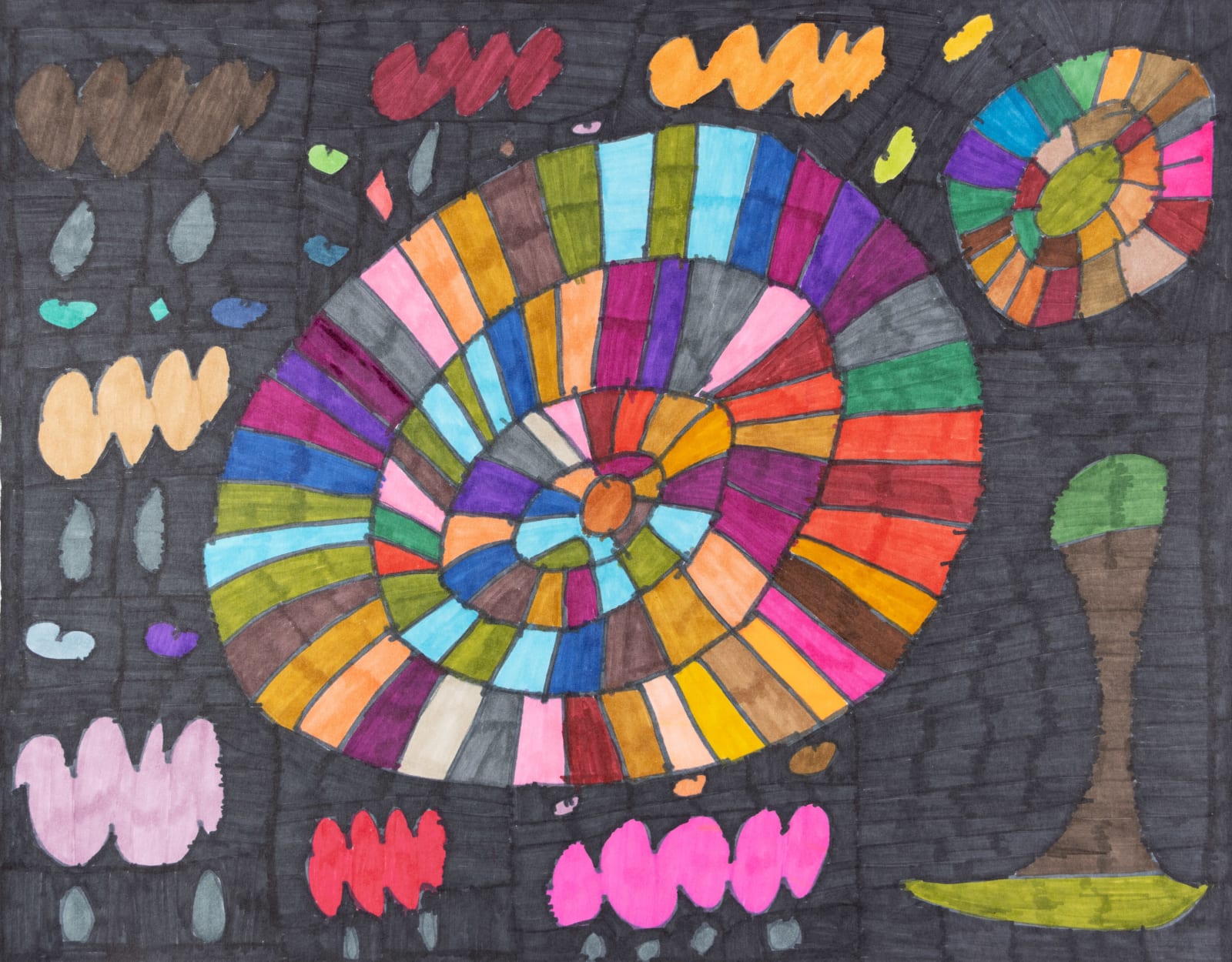 Maria Vanik, Stripes Rainbow Colors, 2024