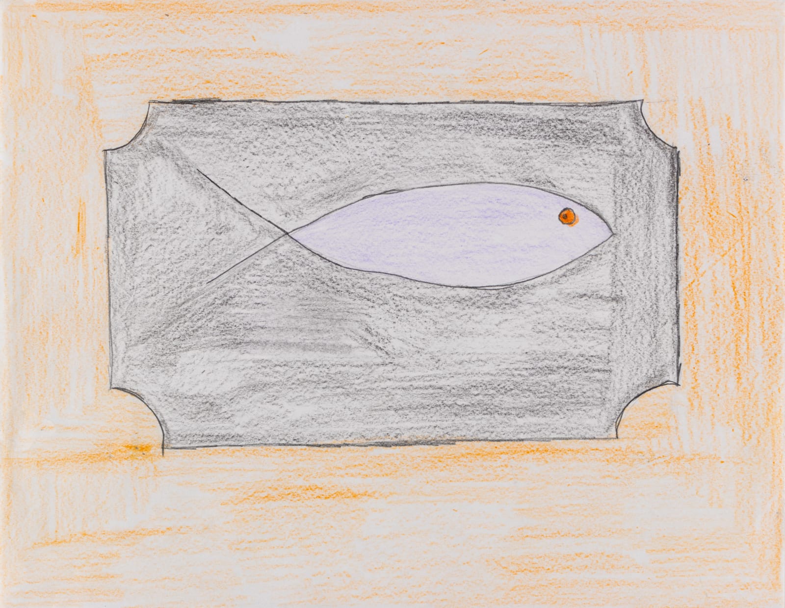 Stefan Harhaj, Untitled (Purple Fish), n.d.