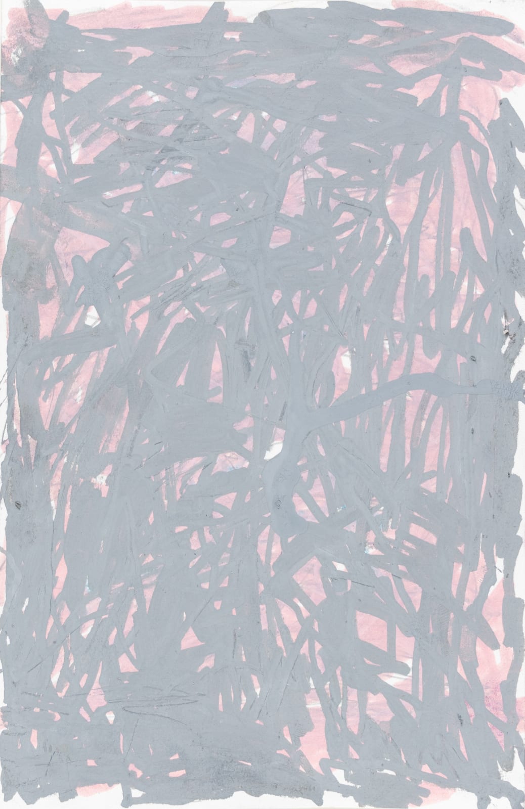 Sam Filicky, Graphite with marker on small paper, 2022
