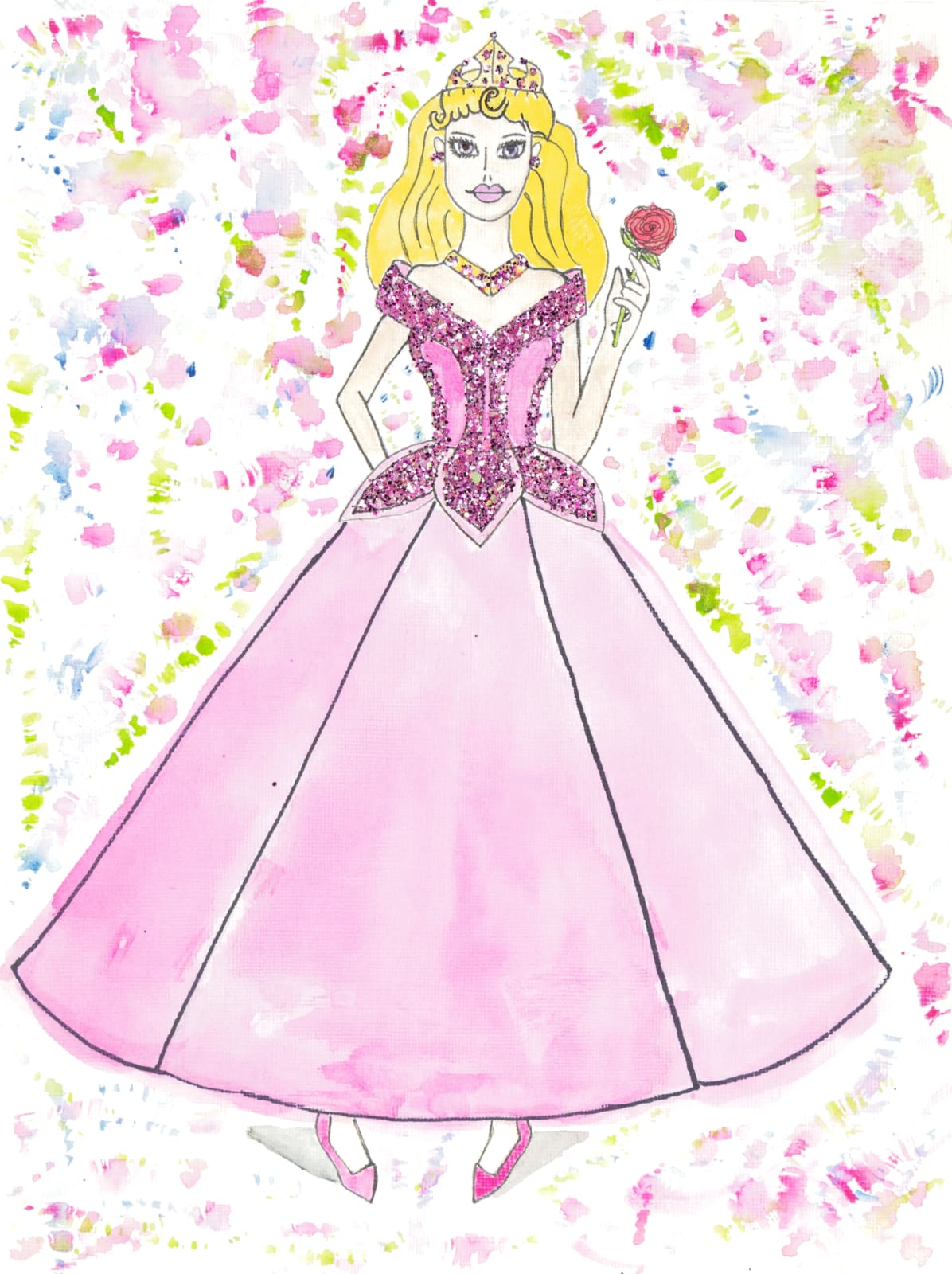Ariée, Princess Aurora Inspired by Fashion Model, 2021