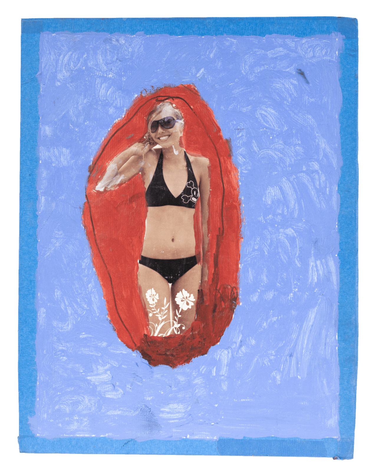 Veronica 'Ronnie' Cuculich, Untitled [Black Skull Swimsuit], n.d.
