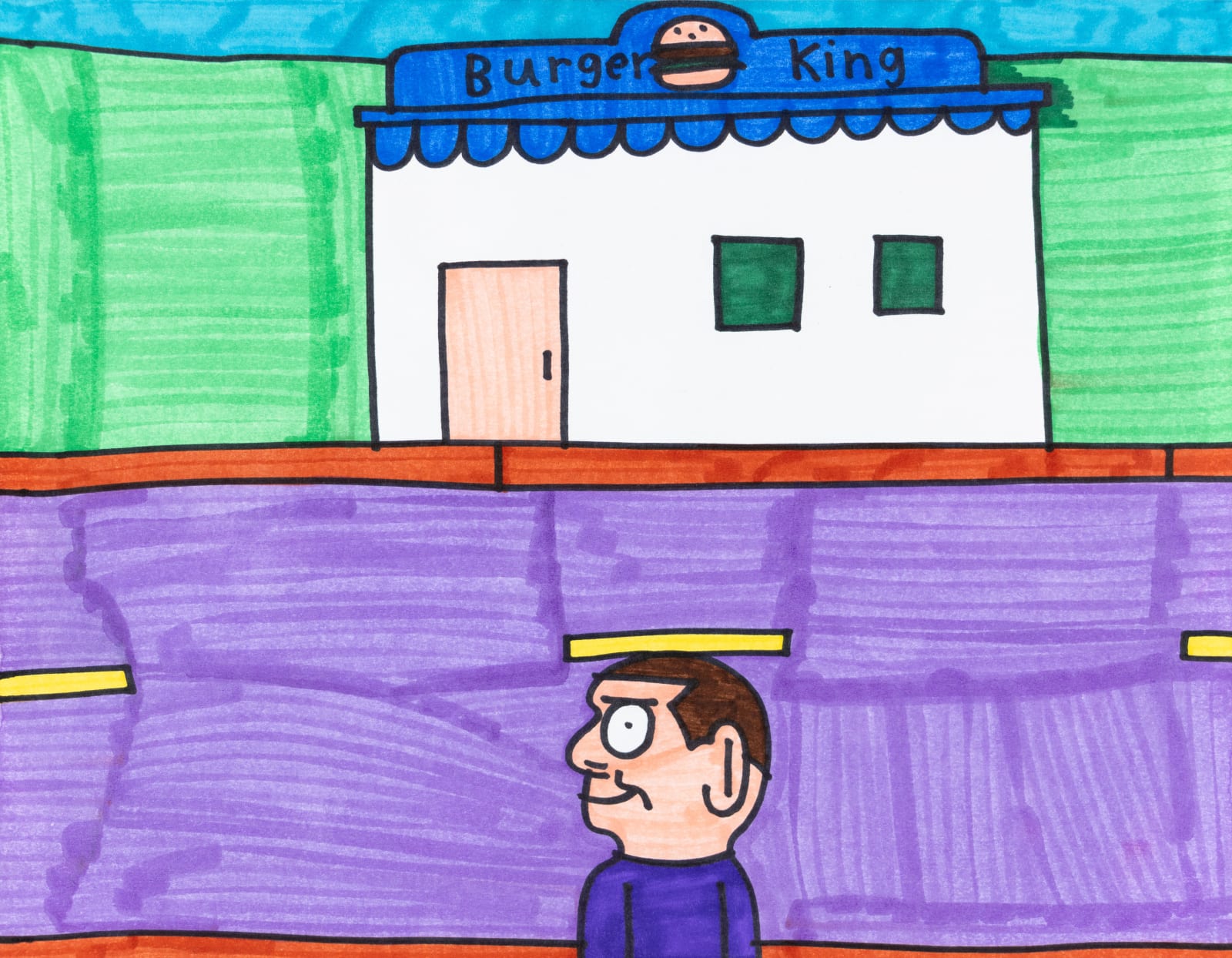 Noel Herrera, Untitled (Burger King), 2023