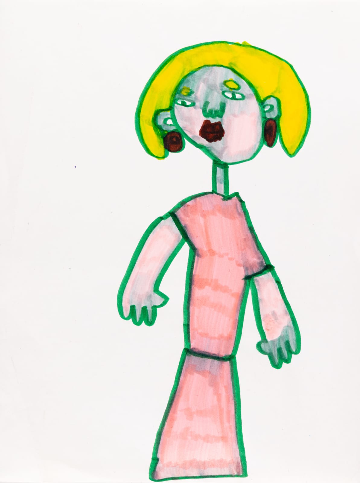 Kelly Stone, Untitled (Woman in Pink Dress), n.d.
