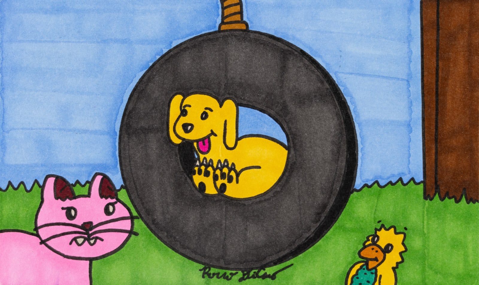 Rocco DiCaro, Tire Swing Pup, 2024