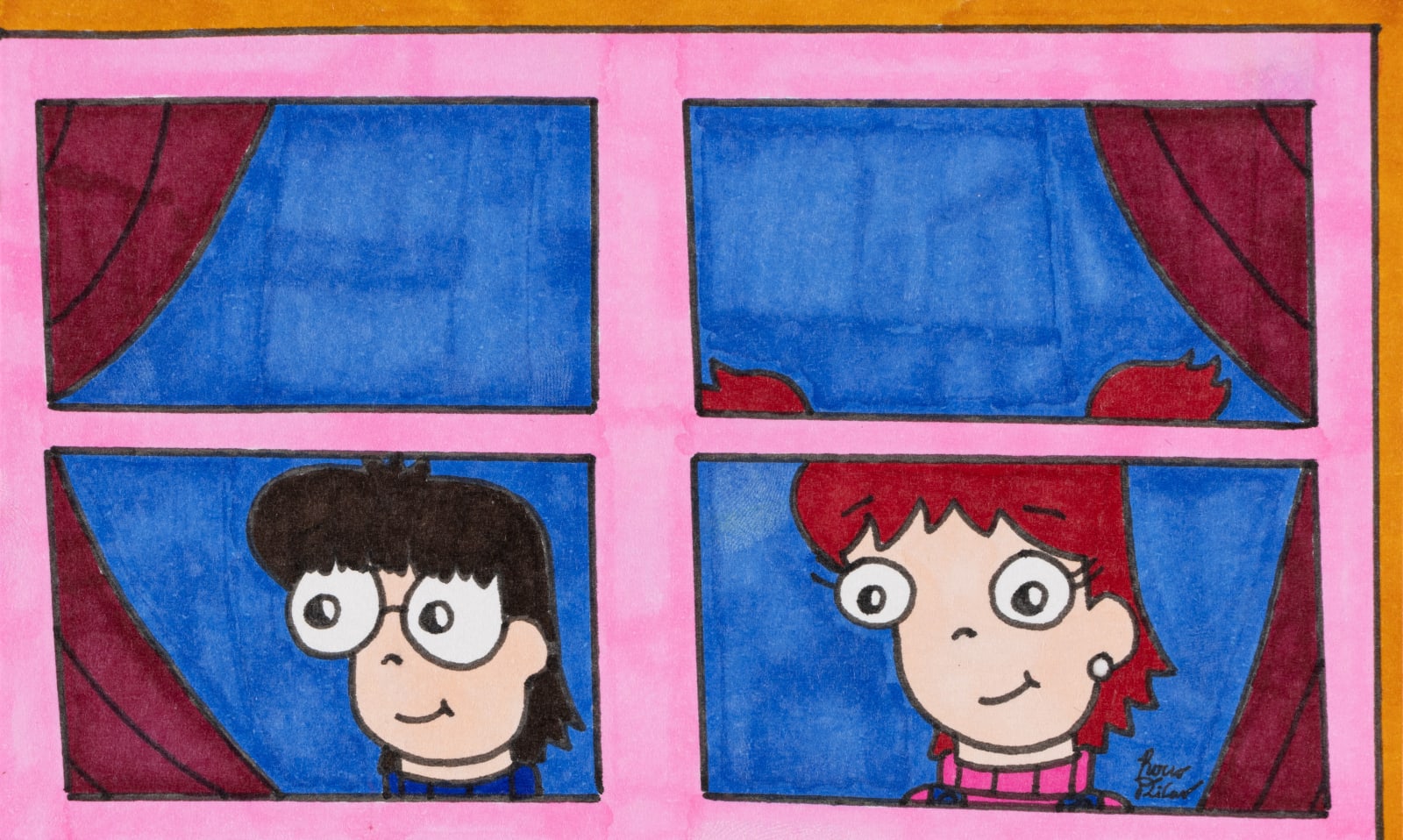 Rocco DiCaro, Looking Out the Window, 2023