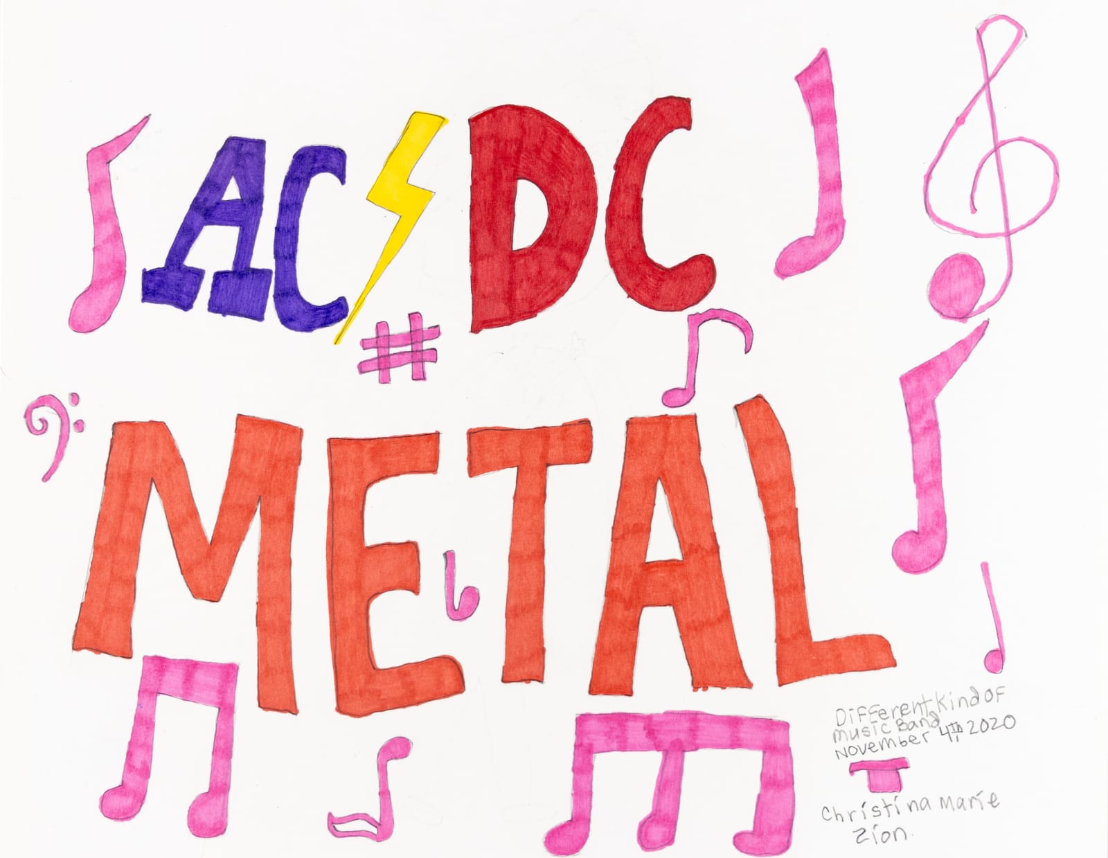 Christina Zion, Different Kinds of Music Band, 2020